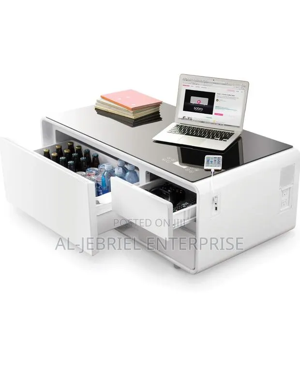 Soboro Coffee Table With Built in Fridge,Led Light Etc · Photo 1
