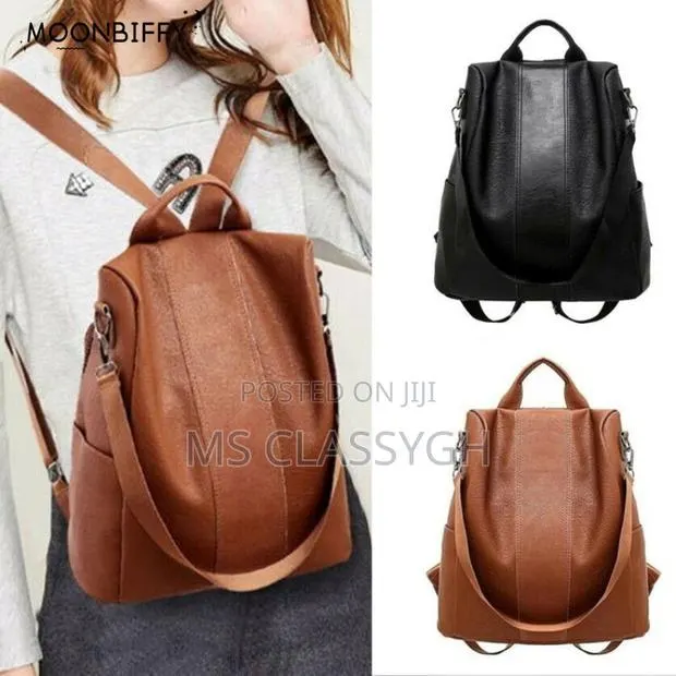 Backpack Anti-Theft Vintage Leather Backpack Women Shoulder · Photo 1
