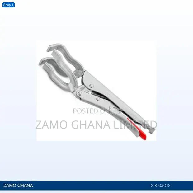 Welding Grip Locking Plier 280mm Jaw Close Silver With Adj - K- · Photo 1