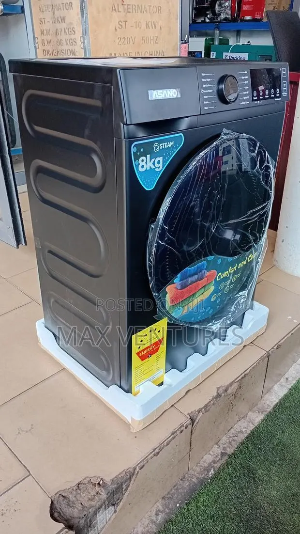 8kg Asano Front Load!! Washing Machine – Plug Wash Enjoy · Photo 1