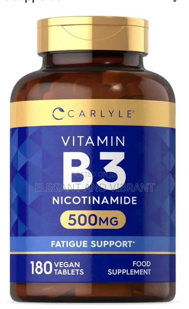 Vitamin B3 Nicotimade, 500mg 180 Tablets · Photo 1