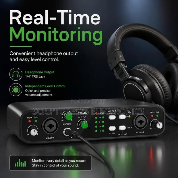 EM-02 Professional Soundcard 32-Bit/384KHz · Photo 1