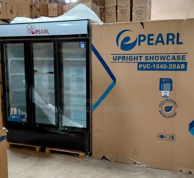 Powerful 1000 Liters Pearl Triple Door Display Showcase Fridge · Photo 1