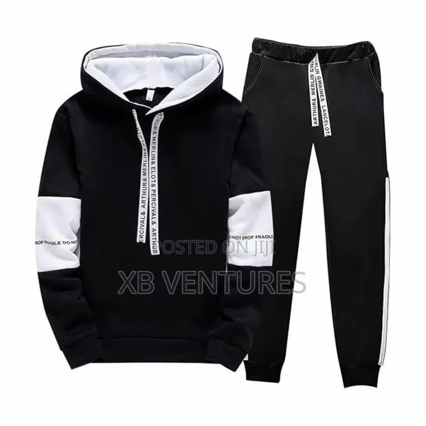 Clothes Set Sweater Trendy Handsome Korean Style Jacket · Photo 1