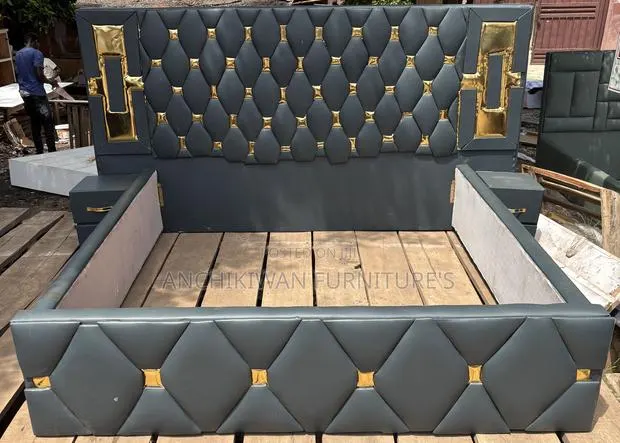 Queensize Designer Bed With 2drawer(Payment After Delivery) · Photo 1