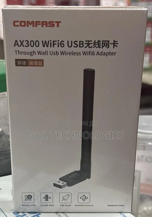Comfast Ax300 Wifi6 USB Adapter Cf-940f · Photo 1