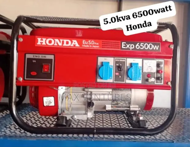 Brand New Honda 6500watt 5.0kva Petrol Generator 5.0kva · Photo 1