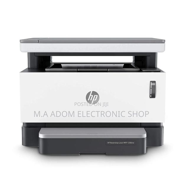 HP Neverstop 1200w Print, Copy, Scan, Wifi Laser Printer, · Photo 1