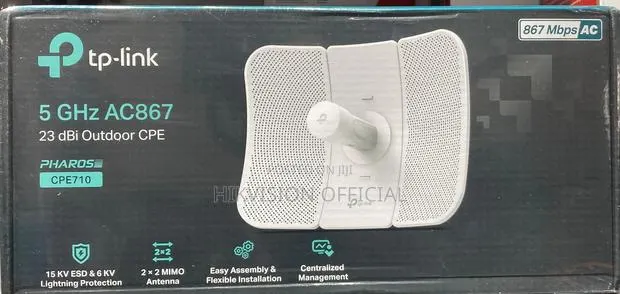 Cpe710=5ghz AC 867mbps 23dbi Outdoor Cpe