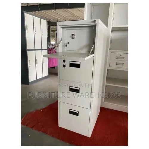 4 Drawer Metal Filling Cabinet With Safe · Photo 1