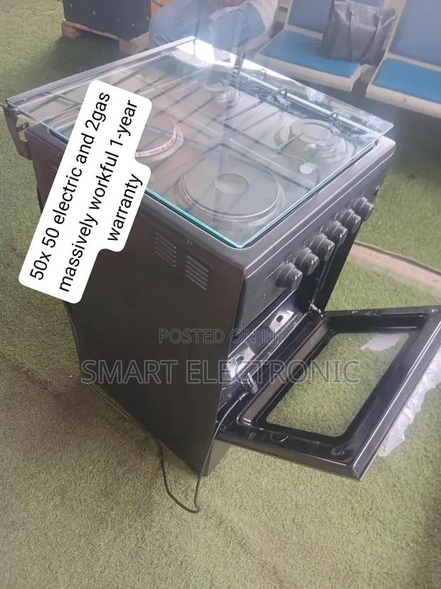 Volcano Gas Cooker With Oven – 6 Powerful Burners for Fast Cooking · Photo 1
