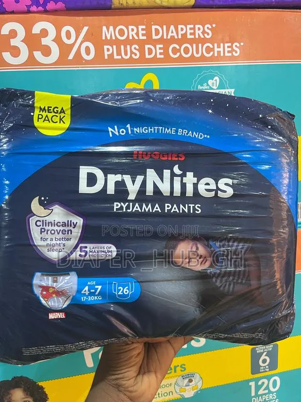 Huggies Dry Nite 4-7 Boys · Photo 1