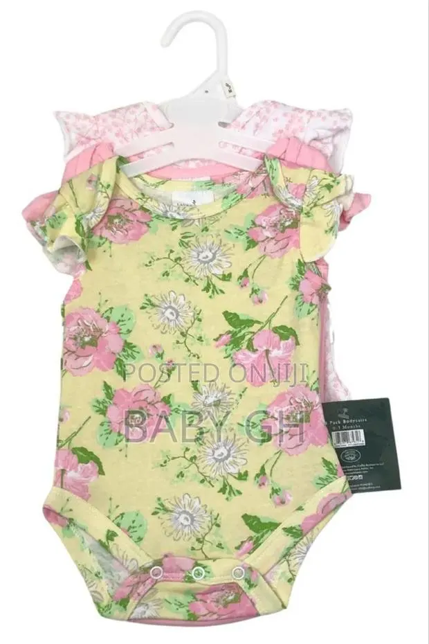 Laura Ashley 3pk Baby Girls Bodysuits · Photo 1