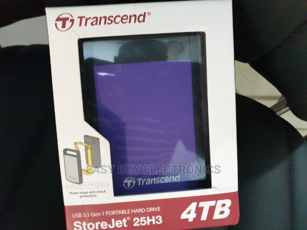 Shock-Proof 4tb Transcend Hard Drive · Photo 1