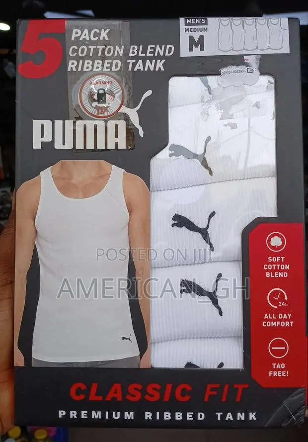 Puma Classic Fit Tank, 5 Pieces · Photo 1
