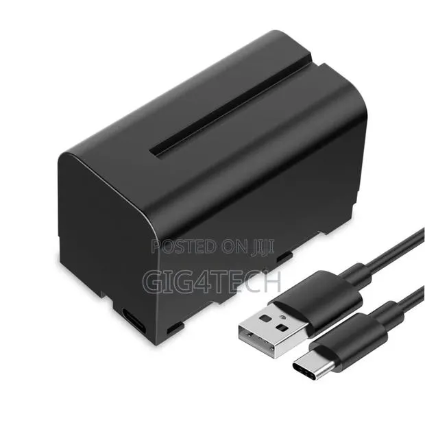 Feeworld Np-F750 4400mah Li-Ion Battery Usb-C Charging · Photo 1