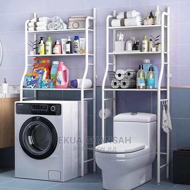 Toilet and Washing Machine Rack · Photo 1