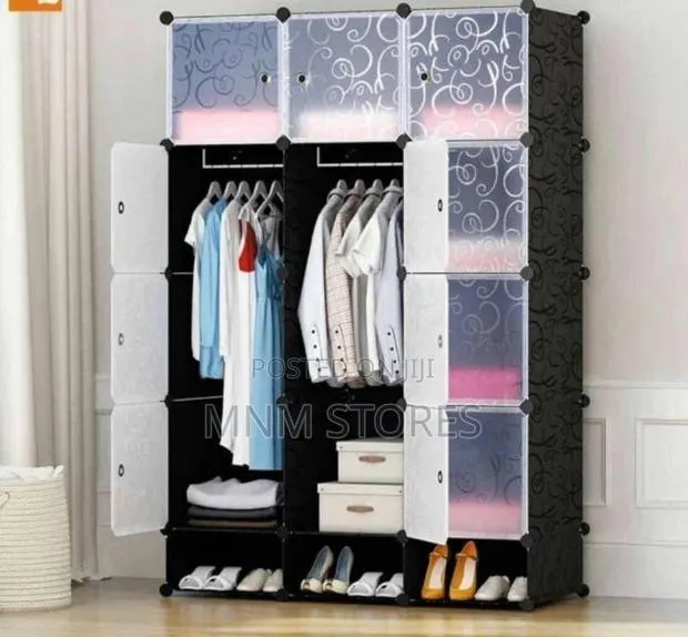 Plastic Wardrobe 12- Cubes With Shoe Rack · Photo 1