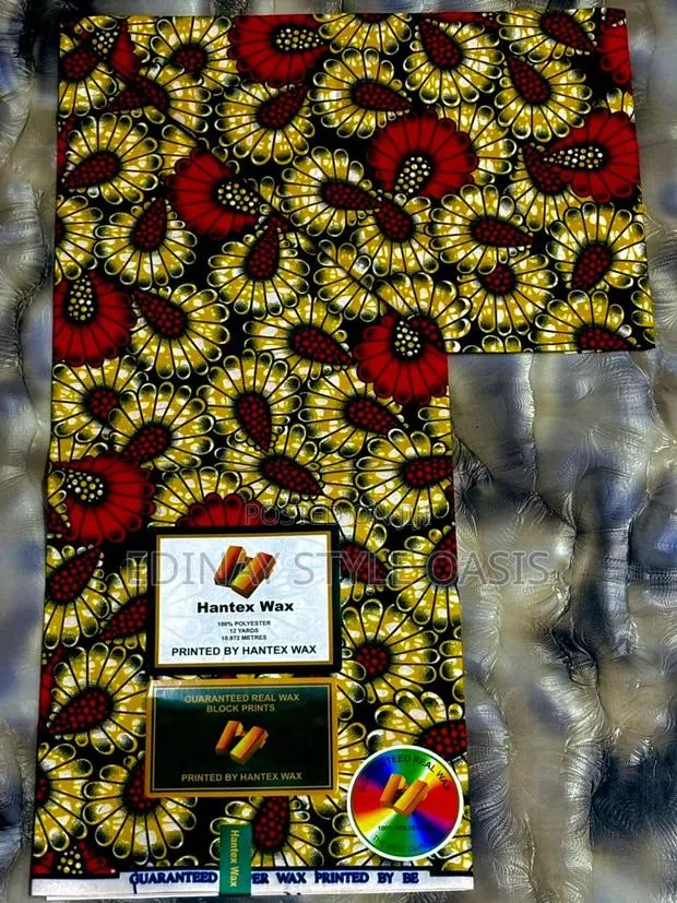 50% Cotton Ankara Fabric for Unisex Outfits · Photo 1