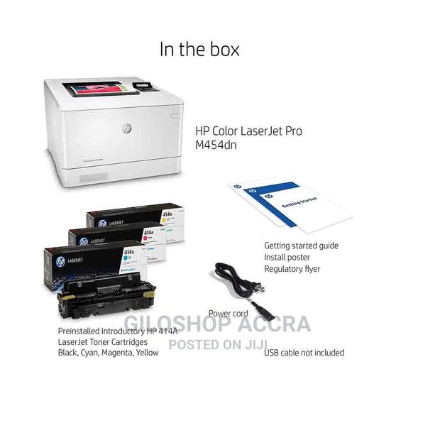 Hp Color Laserjet Pro M454dn Printer, Double-Sided Printer · Photo 4