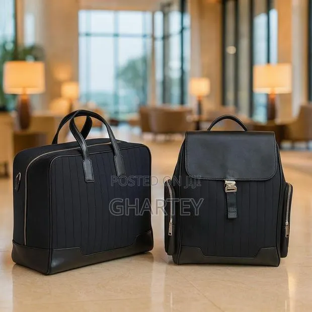 Sleek Duo Stylish Black Briefcases for the Modern Professional - Black · Photo 1