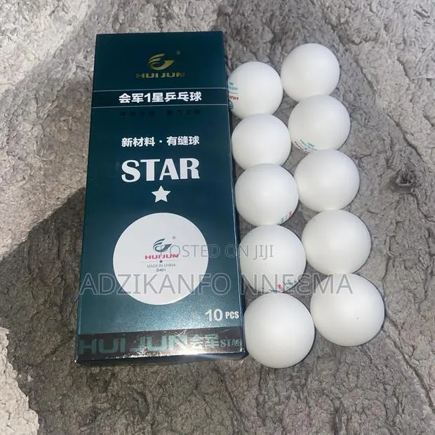 Table Tennis Balls (10 in a Box) · Photo 1