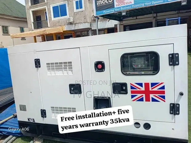 Perkins 35kVA Diesel Generator – 3 Phase Super Silent UK Used 35kva · Photo 1