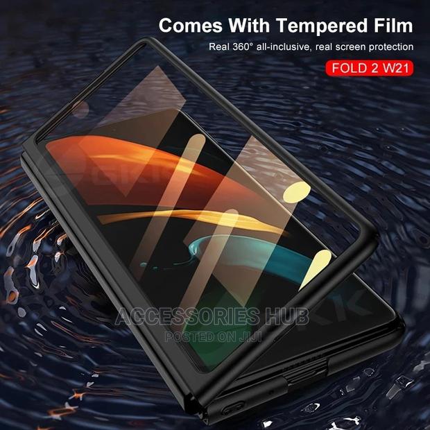 Samsung Z Fold 2 Case With Inbuilt Tempered Glass Protector · Photo 2