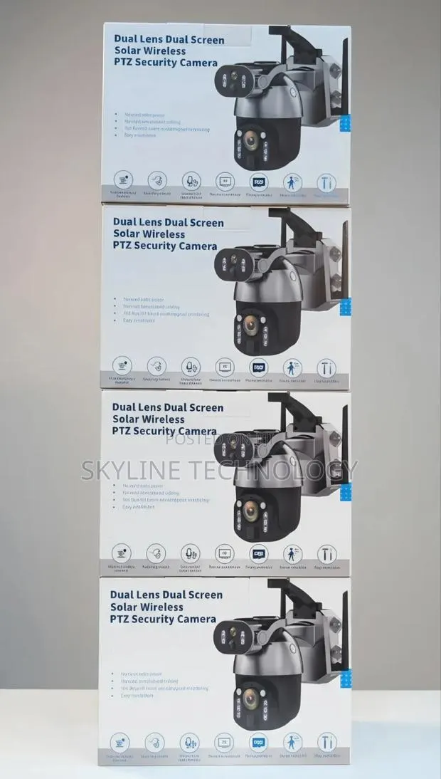 Dual Lens Dual Solar 4G PTZ Security Camera. · Photo 1
