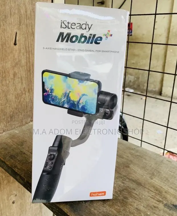 Latest Hohem Isteady 3 Axis Mobile Gimbal(Black). · Photo 1