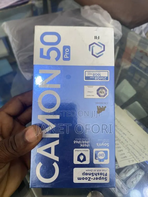 New Tecno Camon 50 Pro 256 GB Black · Photo 1