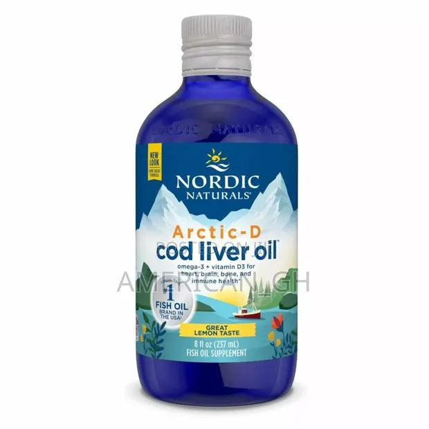 Nordic Naturals Arctic-D Cod Liver Oil, Lemon, 237ml · Photo 1