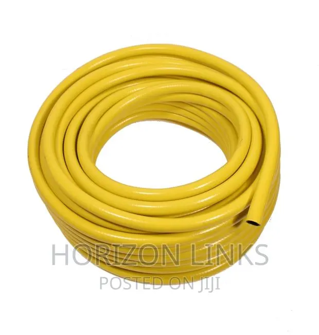 Yellow Water PVC Hose; Strong, Flexible Weather Resistant · Photo 1