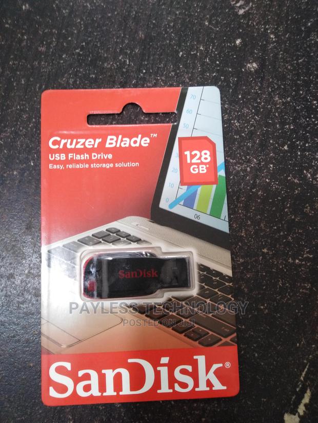 Sandisk Cruzer Blade USB 128gb Pendrives · Photo 1