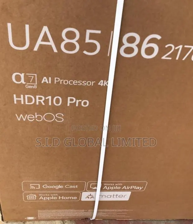Lg 86" Ua85 Smart, Seamless, Stunning Tv · Photo 1