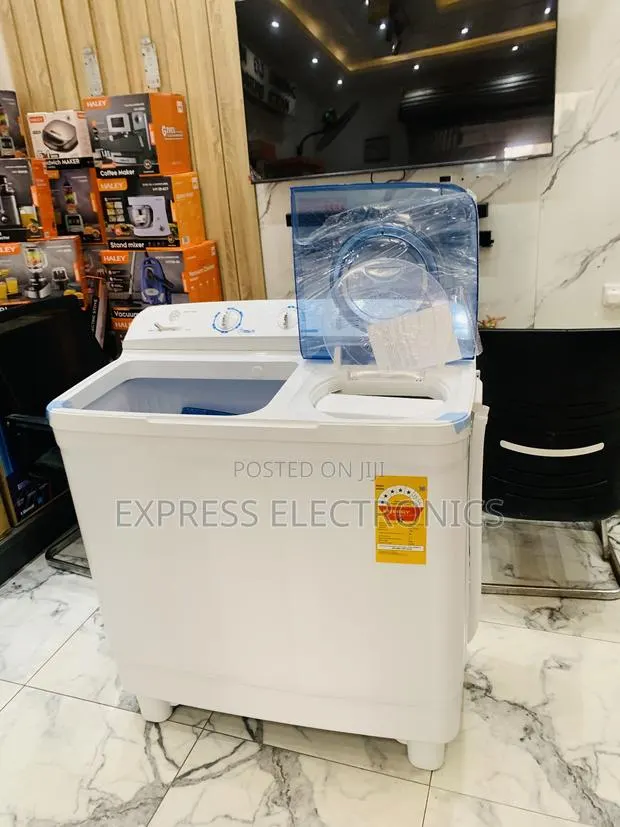 Brand New Wm Semi Automatic Washing Machine 15kg Topload Twintub · Photo 1