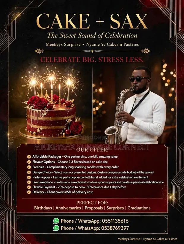 Cake and Sax · Photo 1
