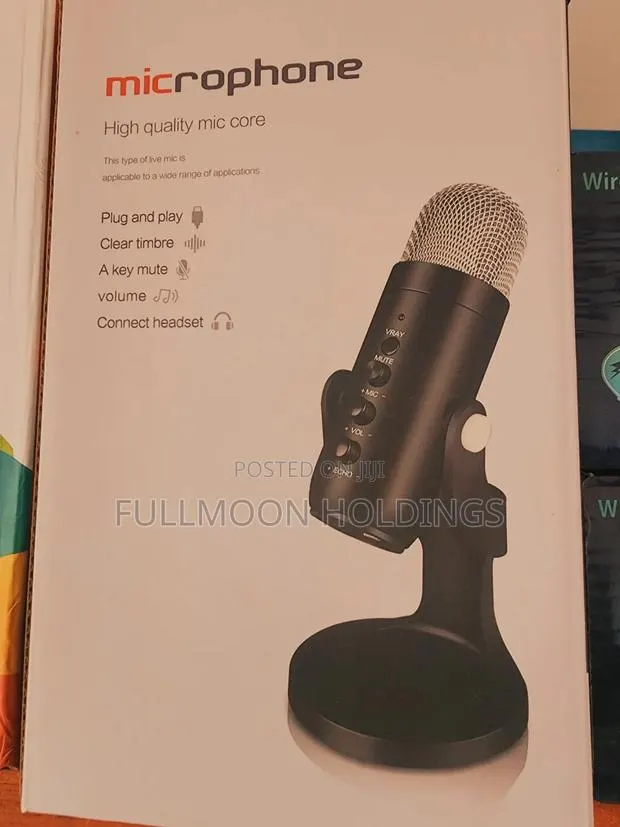 Live Podcast Microphone, Usb for Phones, Laptops and Pc · Photo 1