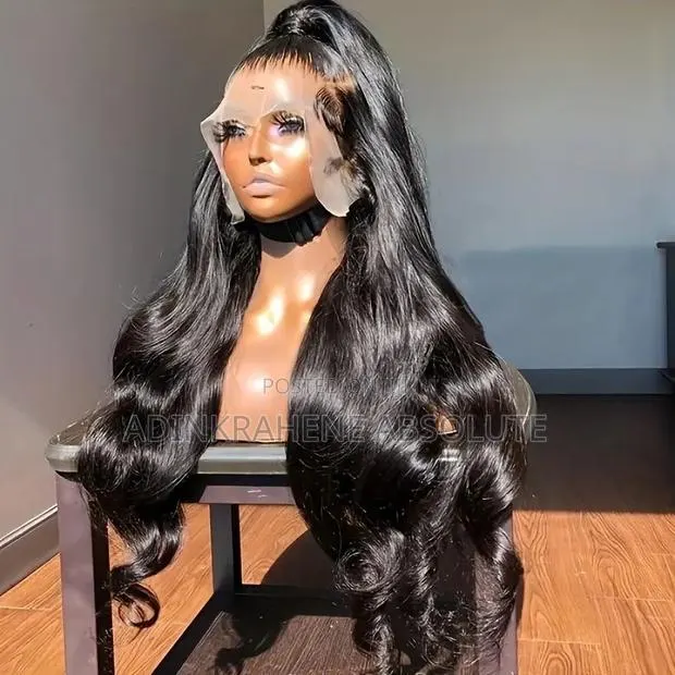 Premium Synthetic Lace Front Wig Long Curly, Heat Resistant, Body Wave · Photo 1
