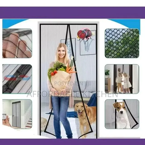 Mosquito Mesh Screen Door Net · Photo 1