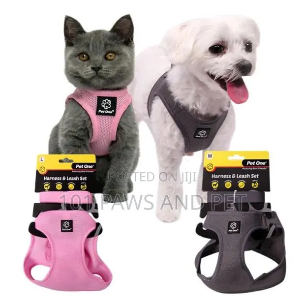 Pet One Harness and Leash Set for Dogs Grey · Photo 1