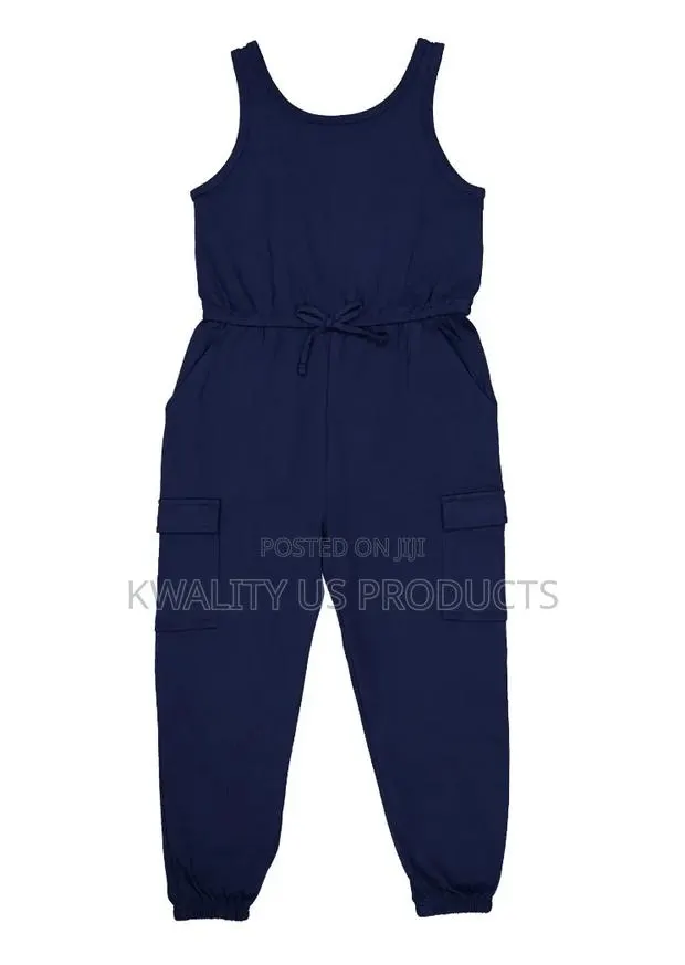 Wonder Nation Girls Cargo Jumpsuit - 7 and 8 Years · Photo 1