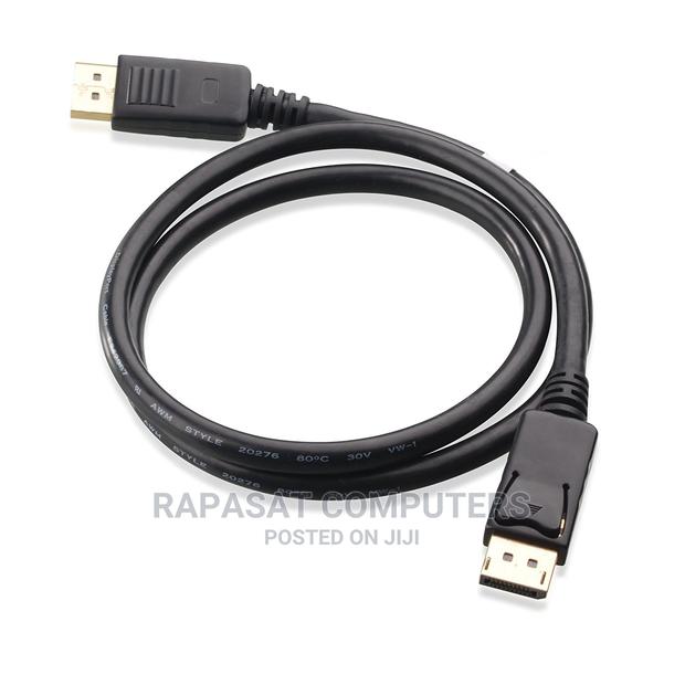 3 Meters Displayport to Displayport Cable- Black · Photo 1