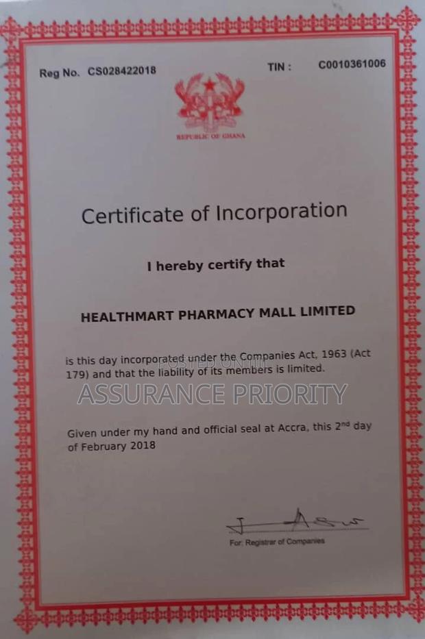 Business Certificate