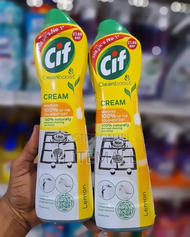 Cif Cream Stain Remover Lemon 500ml · Photo 1