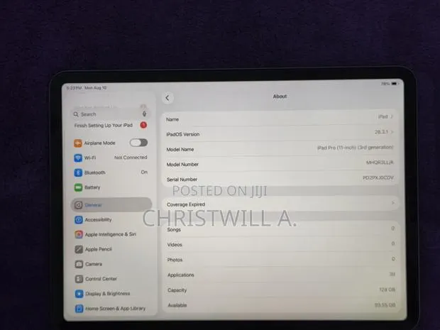 Apple iPad Pro 11 (2021) 128 GB Gray · Photo 1