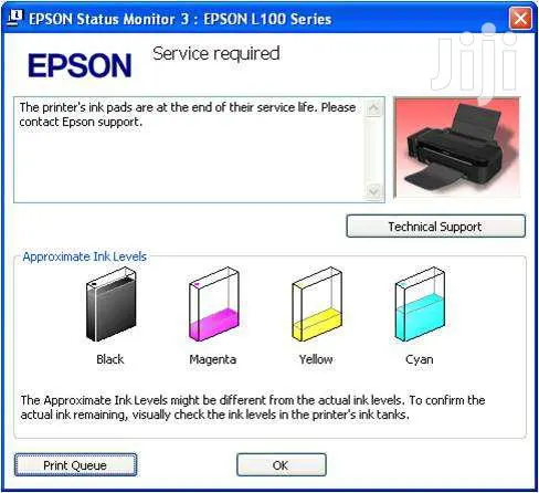 End of Service Key for Epson · Photo 1
