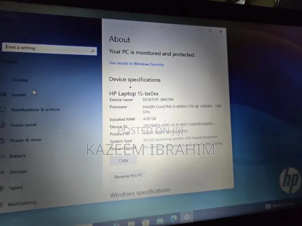 Laptop HP 4GB Intel Core i3 HDD 500GB · Photo 1