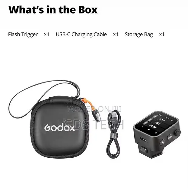 Godox X3 C Touchscreen TTL Wireless Flash Trigger for Canon · Photo 1