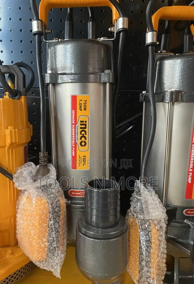 Ingco Stainless Sewage Submersible Pump 1hp · Photo 1